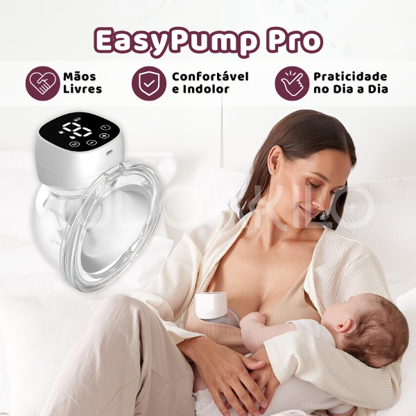 Bomba Extratora de Leite Elétrica • EasyPump Pro tudoakilo