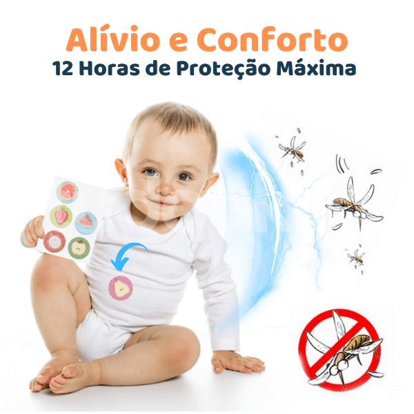 Kit 240 Adesivos Repelente 100% Natural • XAU MOSQUITO - tudoakilo