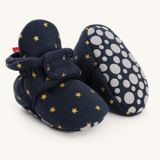 Botinha Pantufa de Bebê Tecido Molinho tudoakilo