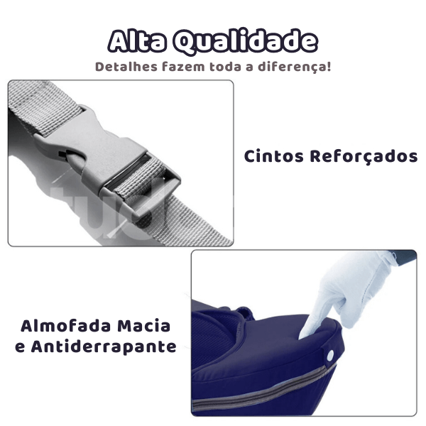 Canguru Ergonômico com Assento Hipseat até 25kg • Kangu - TudoAkilo