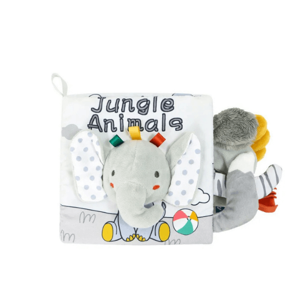 Livro de Pano Sensorial Animais - tudoakilo