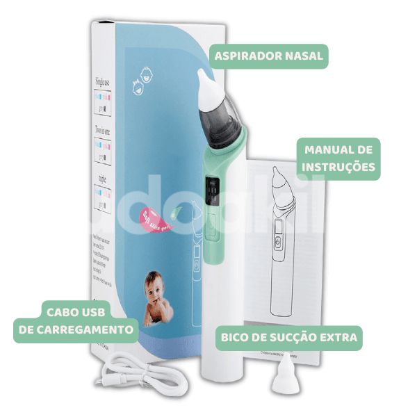 Aspirador Nasal Elétrico • RespiraFácil - tudoakilo