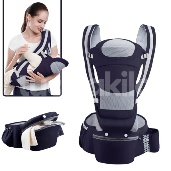 Canguru Ergonômico com Assento Hipseat até 25kg • Kangu - TudoAkilo