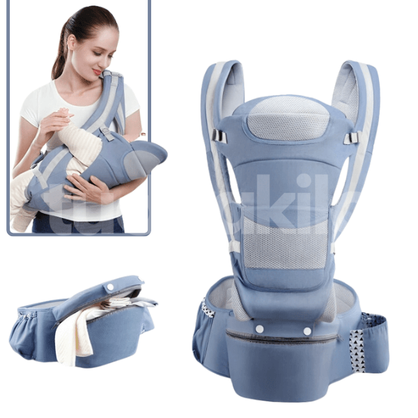 Canguru Ergonômico com Assento Hipseat até 25kg • Kangu - TudoAkilo