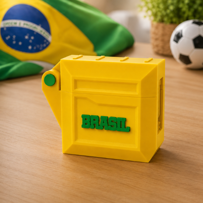 Porta Figurinhas Brasil Copa do Mundo 2026  tudoakilo