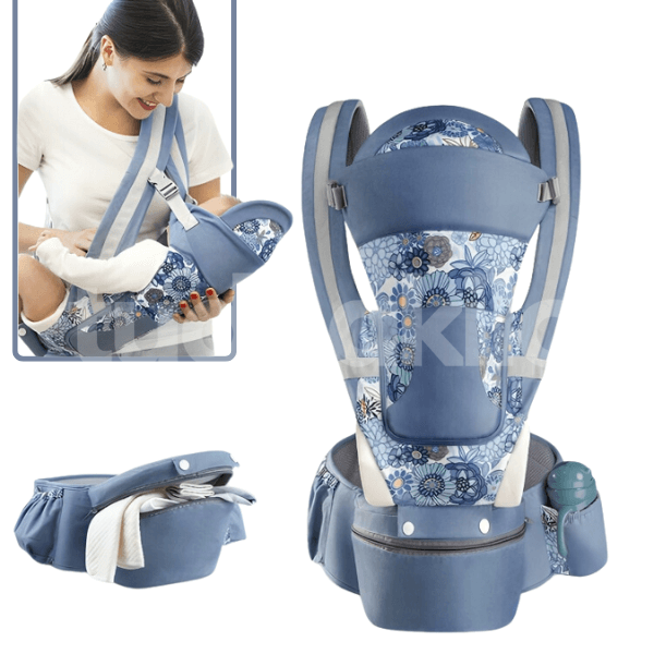 Canguru Ergonômico com Assento Hipseat até 25kg • Kangu - TudoAkilo
