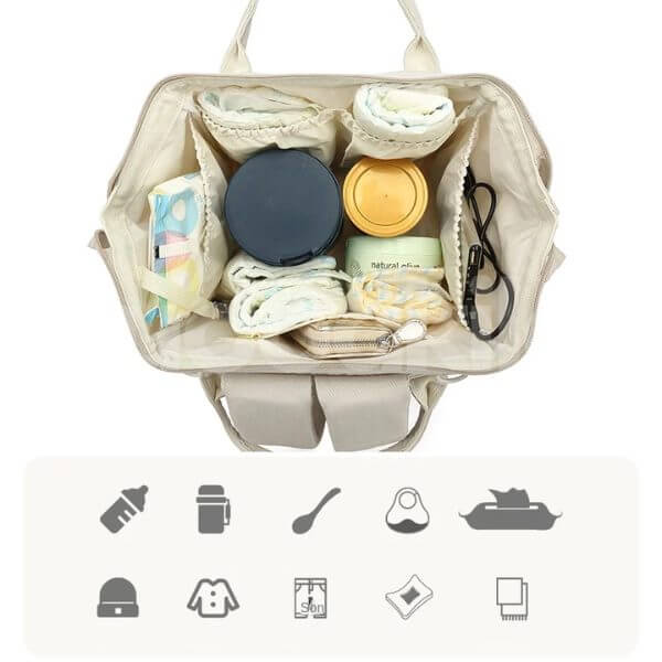 Mochila Maternidade Impermeável Térmica - tudoakilo