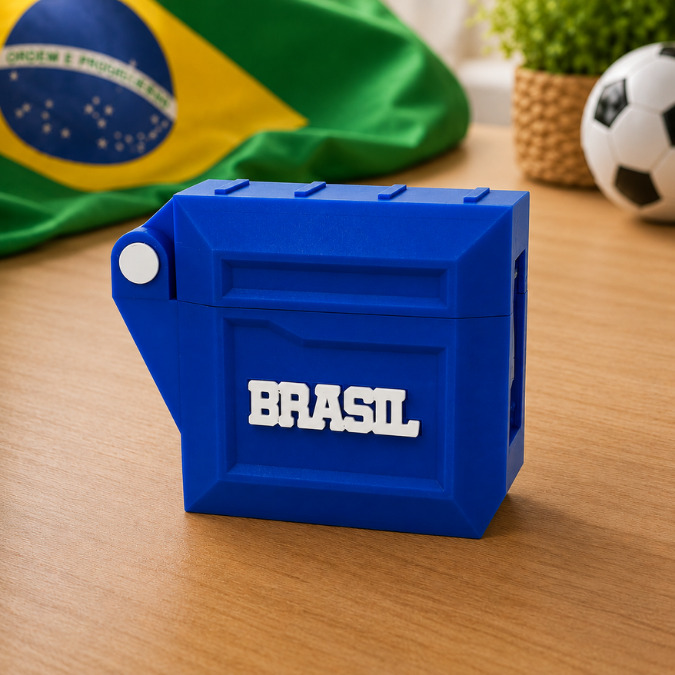 Porta Figurinhas Brasil Copa do Mundo 2026  tudoakilo