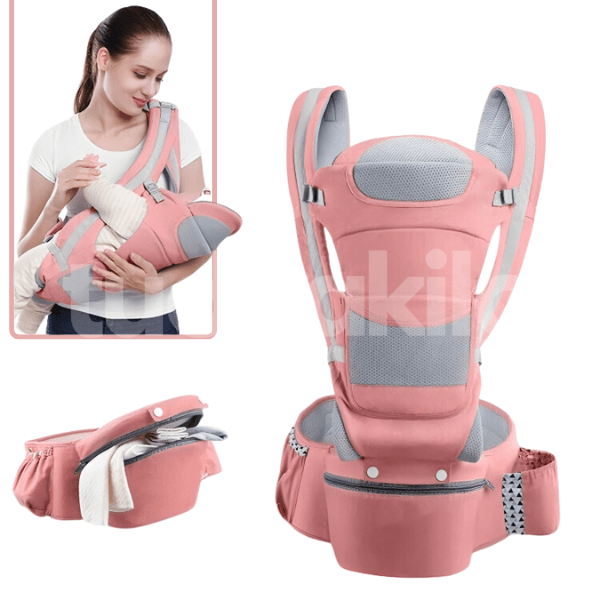 Canguru Ergonômico com Assento Hipseat até 25kg • Kangu - TudoAkilo