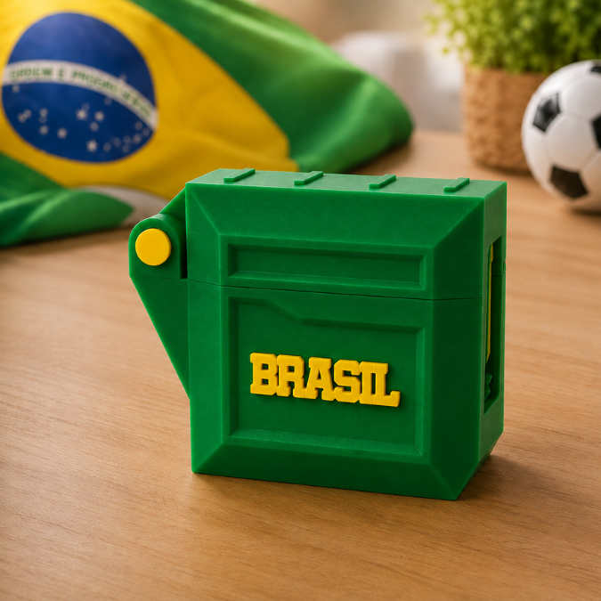 Porta Figurinhas Brasil Copa do Mundo 2026  tudoakilo