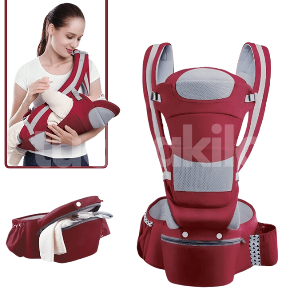 Canguru Ergonômico com Assento Hipseat até 25kg • Kangu - TudoAkilo