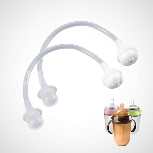 Canudo Cânula para Tetadeira • 2 unidades  tudoakilo