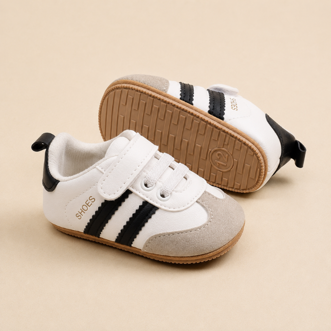 Tênis Bebê Sambinha Velcro Antiderrapante  tudoakilo