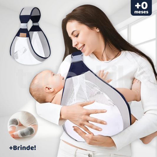 Canguru Ergonômico Sling para Bebê - tudoakilo