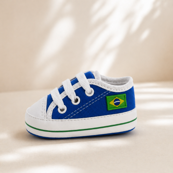 Sapatinho Bebê Copa 2026 Brasil  tudoakilo