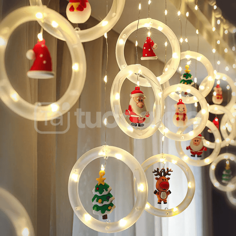 Cortina de Luzes em LED - Decoração Natal • Tai - tudoakilo