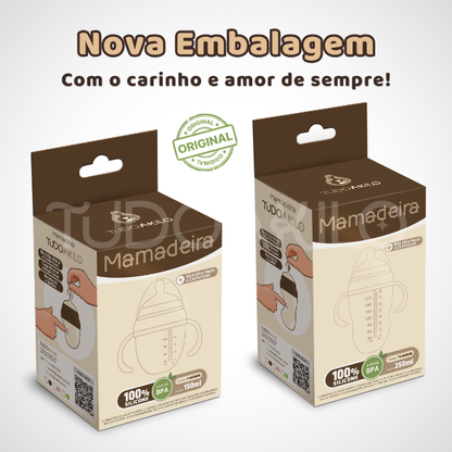 Kit Maternar • Mamadeira + Chupeta Silicone + Aquecedor Mamadeira