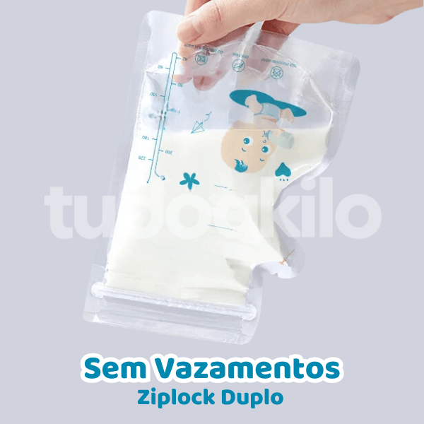 Kit 30 Sacos Para Armazenar Leite Materno 250ml - tudoakilo