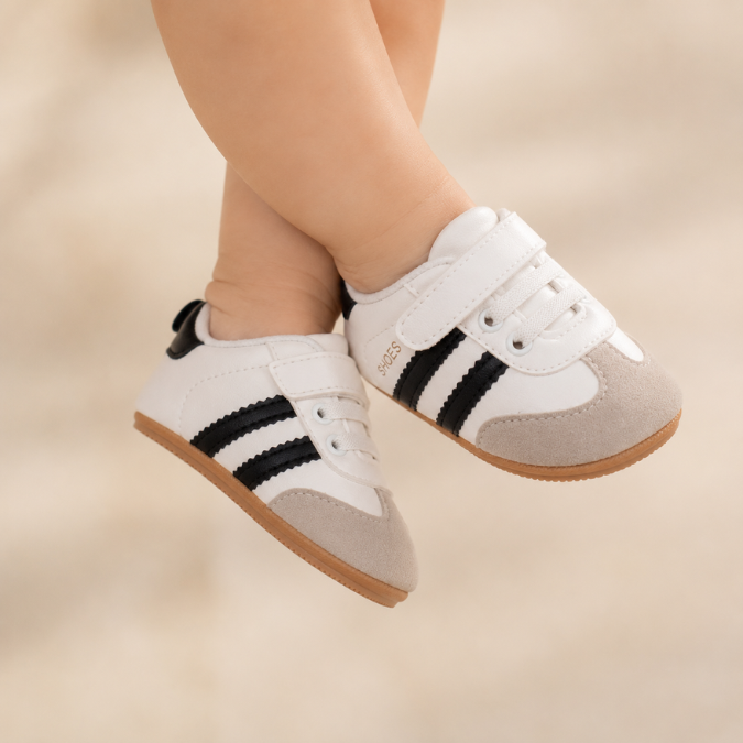 Sapatinho Bebê Sambinha Velcro Antiderrapante  tudoakilo