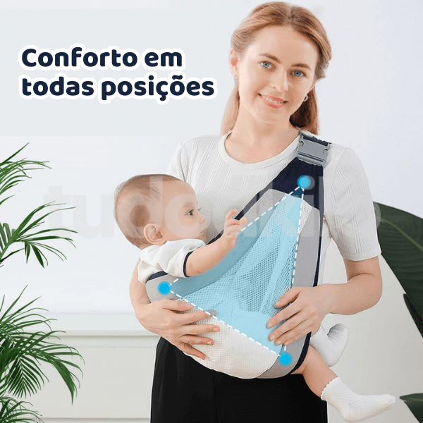 Canguru Ergonômico Sling para Bebê - tudoakilo