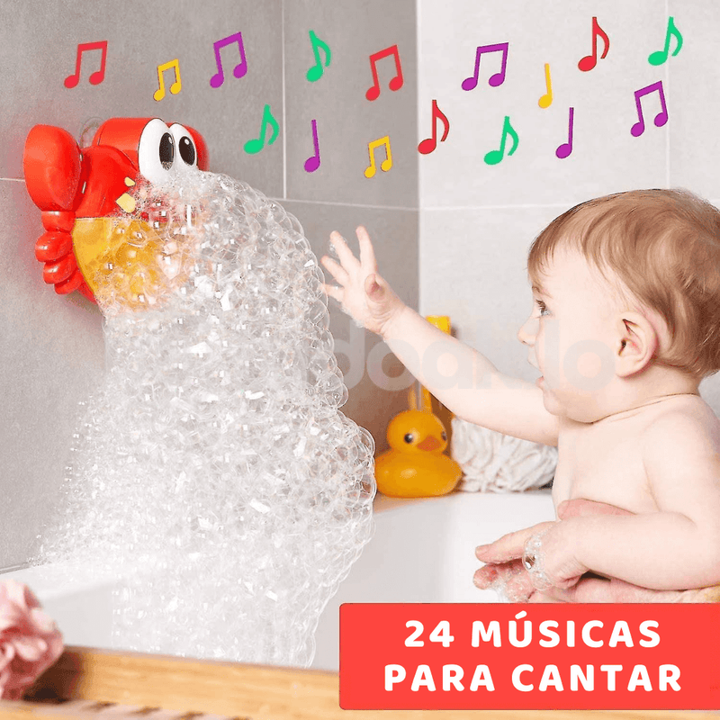 Caranguejo Bolhudo - Solta Bolhas para um Banho Divertido • Tai - tudoakilo