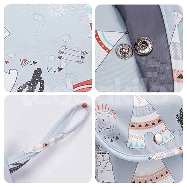 Saco Organizador de Fraldas Impermeável - tudoakilo