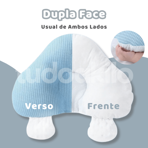 Travesseiro Anatômico para Bebês Hipoalergênico • Aconcheguinho - tudoakilo