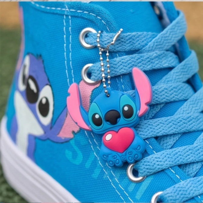 Tênis Infantil Botinha Cano Alto Stitch  tudoakilo