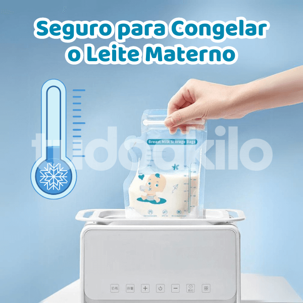 Kit 30 Sacos Para Armazenar Leite Materno 250ml - tudoakilo