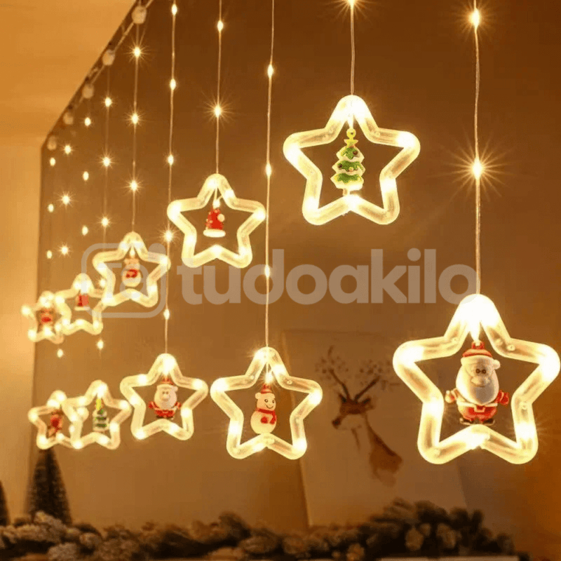 Cortina de Luzes em LED - Decoração Natal • Tai - tudoakilo