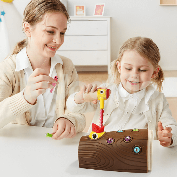 Pica-Pau Magnético Montessori - tudoakilo