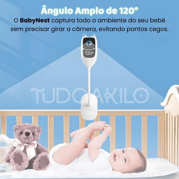 Babá Eletrônica BabyNest • Monitoramento Inteligente  tudoakilo
