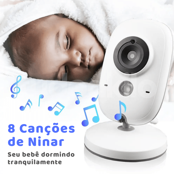 Babá Eletrônica Sem Fio Visão Noturna - tudoakilo