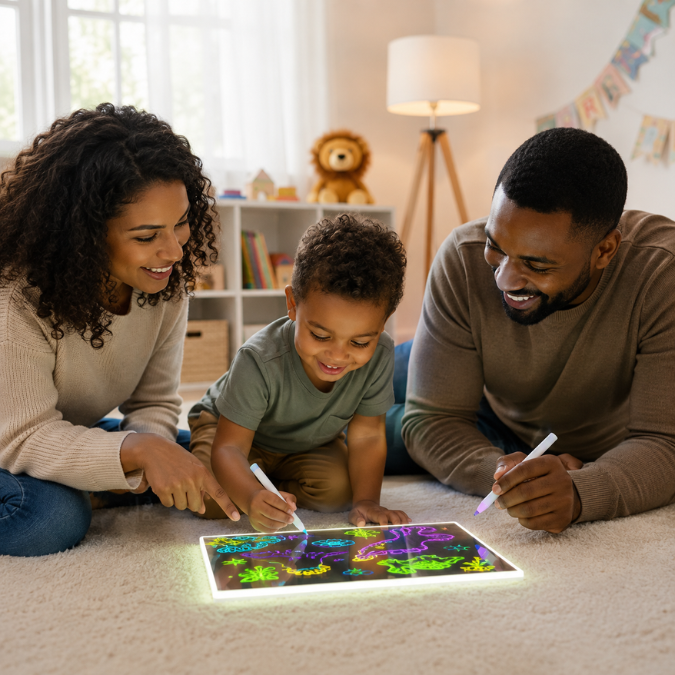 Quadro Mágico Led Neon Infantil  tudoakilo