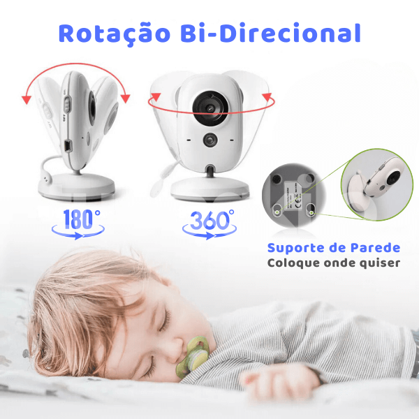 Babá Eletrônica Sem Fio Visão Noturna - tudoakilo