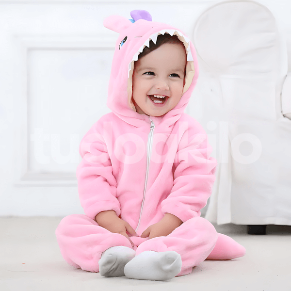 Macacão Pijama Inverno Infantil Bichinhos  tudoakilo