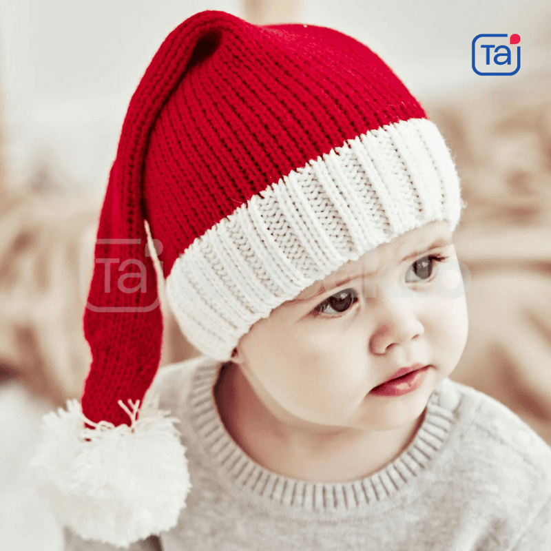 Gorro de Natal em Malha - Adulto e Infantil • Tai - tudoakilo