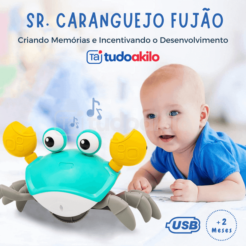 Sr. Caranguejo Fujão • Estimule o Desenvolvimento Do Seu Filho + BRINDE GRÁTIS - tudoakilo
