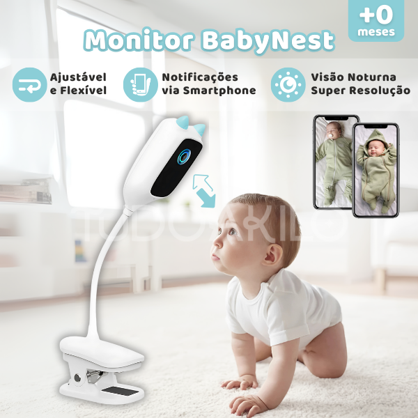 Babá Eletrônica BabyNest • Monitoramento Inteligente  tudoakilo