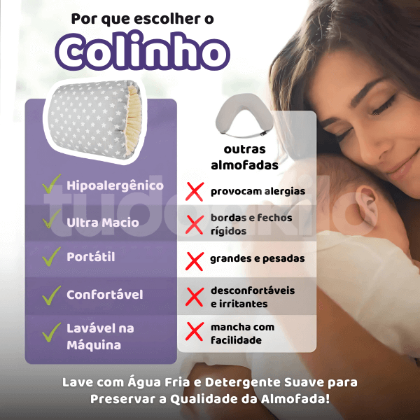Almofada de Braço para Amamentação • Meu Colinho  tudoakilo