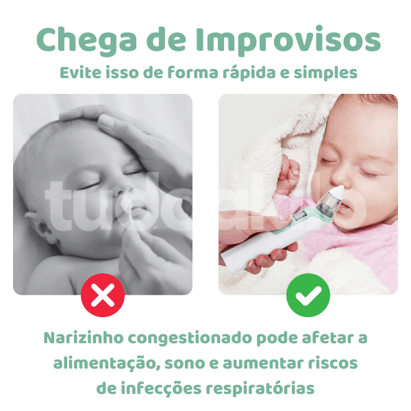 Aspirador Nasal Elétrico • RespiraFácil - tudoakilo
