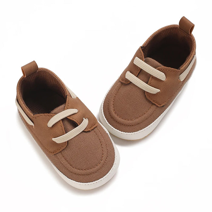Sapatinho de Bebê Antiderrapante Mocassim Náutico cor azul marinho
