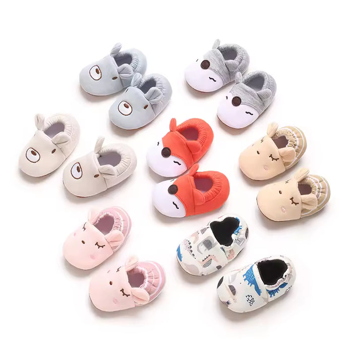Sapatinho de Bebê Pantufa Antiderrapante Bichinhos, grade com todos os modelos