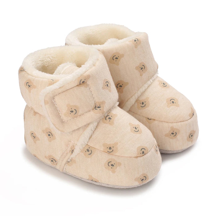 Moda bebê meninas meninos bonito macio dos desenhos animados algodão criança sapatos primeiro walker sapatos para recém-nascidos  tudoakilo