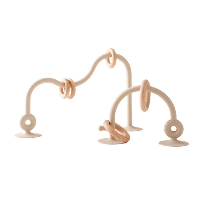 Brinquedo Mordedor de Silicone Labirinto para Cadeirão  tudoakilo