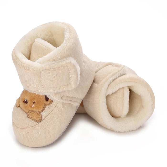 Moda bebê meninas meninos bonito macio dos desenhos animados algodão criança sapatos primeiro walker sapatos para recém-nascidos  tudoakilo