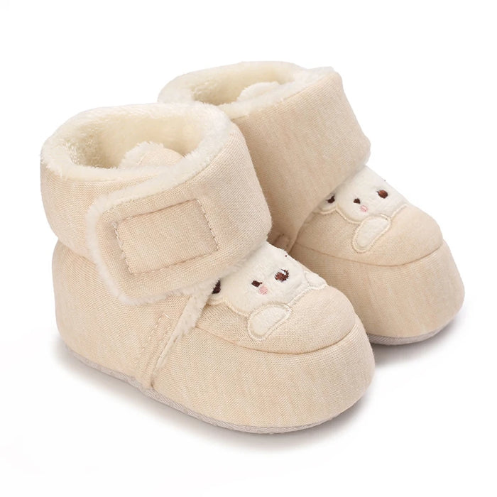 Moda bebê meninas meninos bonito macio dos desenhos animados algodão criança sapatos primeiro walker sapatos para recém-nascidos  tudoakilo