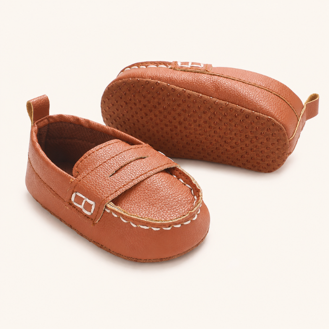 Sapatinho de Bebê Antiderrapante Mocassim Slip-On  tudoakilo