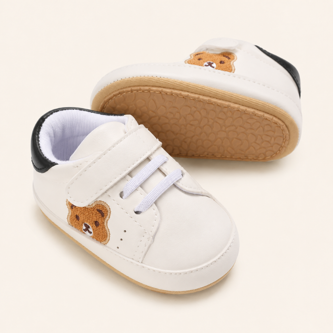 Sapatinho de Bebê Antiderrapante Urso, foto principal do produto