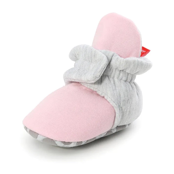 Botinha Pantufa de Bebê Estrelinha cor azul marinho